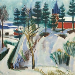 Schlucht im Winter