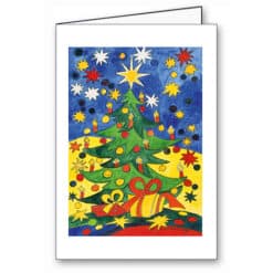 Weihnachtsbaum mit Kerzen