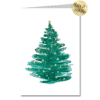 Tannenbaum mit Glitzersternen