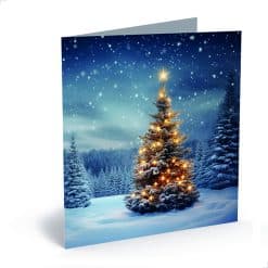 Strahlender Weihnachtsbaum